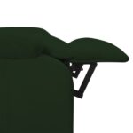 Fauteuil électrique de massage Vert foncé velours – Image 9