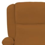 Fauteuil électrique de massage Marron Velours – Image 8