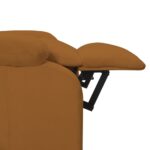 Fauteuil électrique de massage Marron Velours – Image 9