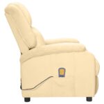 Fauteuil électrique de massage Crème Velours – Image 3