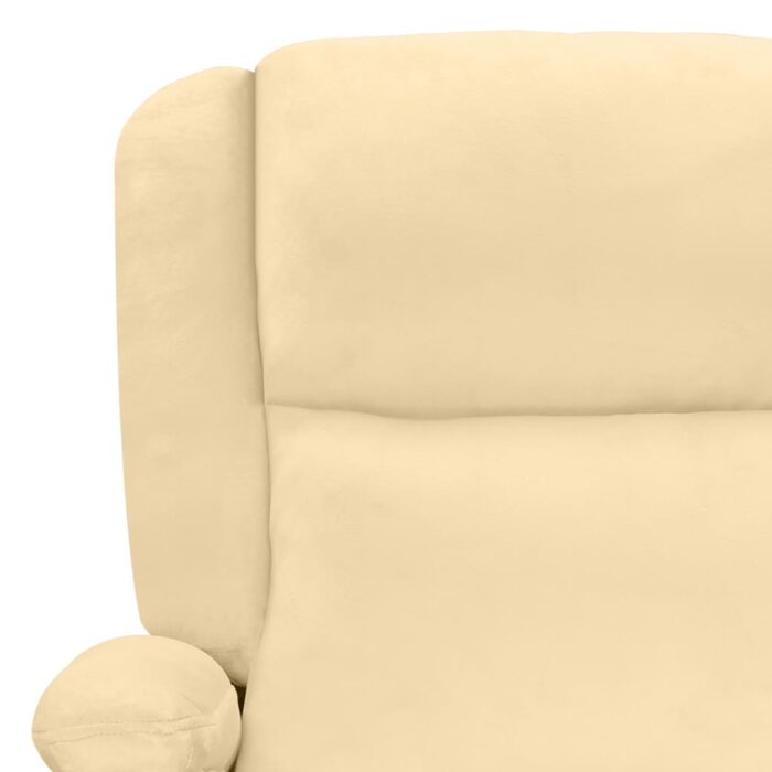 Fauteuil électrique de massage Crème Velours – Image 8