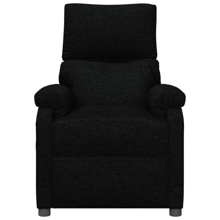 Fauteuil inclinable électrique Noir Tissu – Image 2