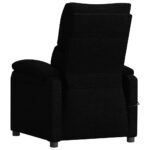 Fauteuil inclinable électrique Noir Tissu – Image 4