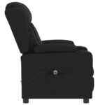 Fauteuil inclinable électrique Noir Similicuir – Image 3