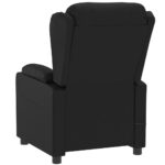 Fauteuil inclinable électrique Noir Similicuir – Image 4