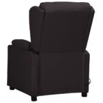 Fauteuil électrique de massage Noir Similicuir – Image 3