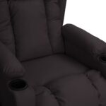Fauteuil électrique de massage Noir Similicuir – Image 5