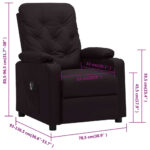 Fauteuil inclinable électrique Noir Similicuir – Image 10