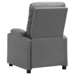 Fauteuil inclinable électrique Gris Similicuir – Image 4