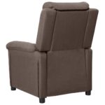 Fauteuil inclinable électrique Taupe Tissu – Image 4
