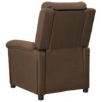 Fauteuil électrique de massage Marron Tissu – Image 4