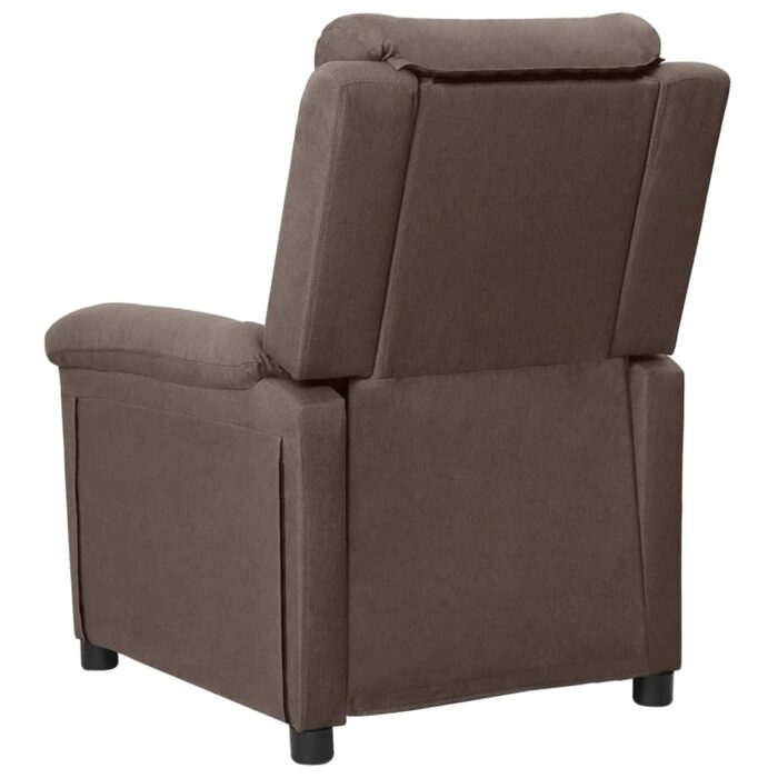 Fauteuil électrique de massage Taupe Tissu – Image 4