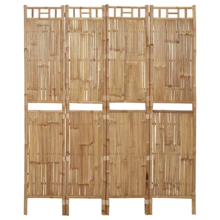 VXL8720286943052_a_en_hd_1.jpg Cloison de séparation 4 panneaux Bambou 160x180 cm – Image 1