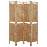 Cloison de séparation 4 panneaux Bambou 160x180 cm – Image 2