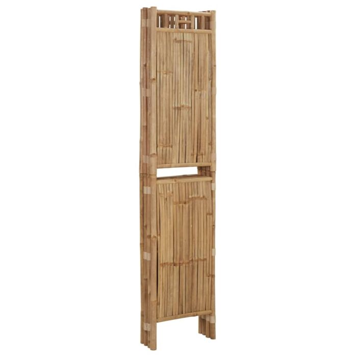 Cloison de séparation 4 panneaux Bambou 160x180 cm – Image 3
