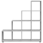 Bibliothèque escalier Sonoma gris 142 cm Bois d'ingénierie – Image 2