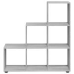 Bibliothèque escalier Sonoma gris 107 cm Bois d'ingénierie – Image 2