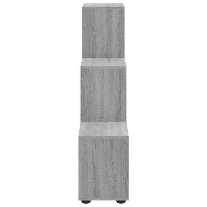 Bibliothèque escalier Sonoma gris 107 cm Bois d'ingénierie – Image 3