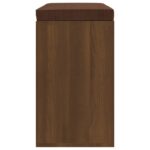Banc à chaussures Chêne marron 103x30x48 cm Bois d'ingénierie – Image 3