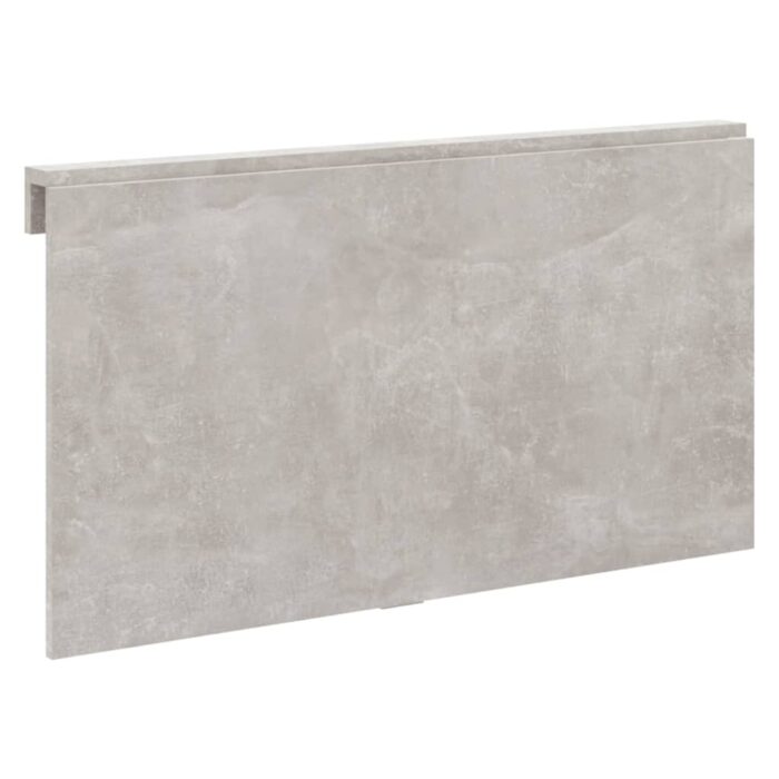 Table murale pliable Gris béton 100x60x56 cm Bois d'ingénierie – Image 3