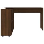 Bureau d'angle Chêne marron Bois d'ingénierie – Image 2