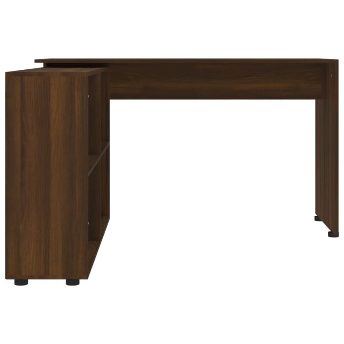 Bureau d'angle Chêne marron Bois d'ingénierie – Image 2
