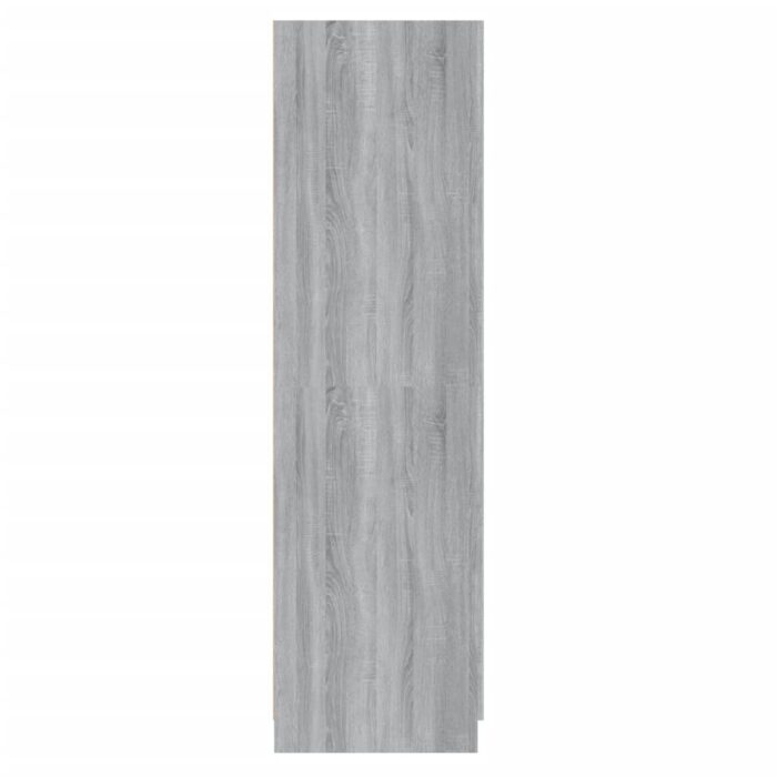 Garde-robe Sonoma gris 80x52x180 cm Bois d'ingénierie – Image 2