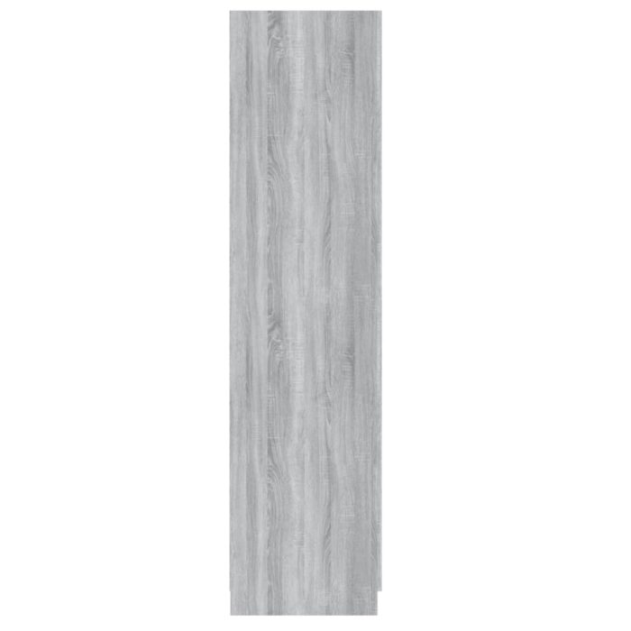Garde-robe Sonoma gris 90x52x200 cm Bois d'ingénierie – Image 2