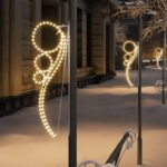 Guirlandes lumineuses en forme de boule 2 pcs Blanc chaud