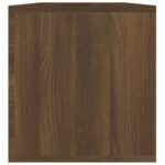 Boîte de rangement de vinyles Chêne marron 71x34x36 cm – Image 2