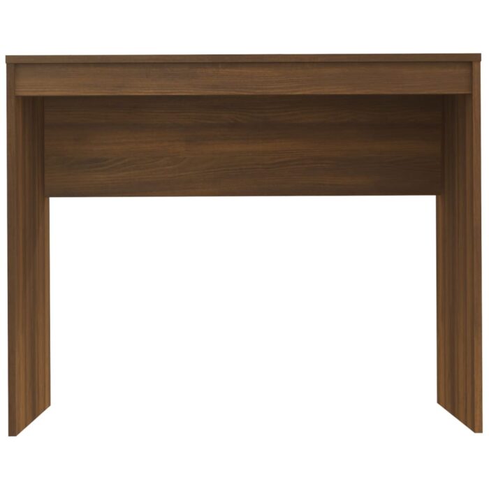 Bureau Chêne marron 90x40x72 cm Bois d'ingénierie – Image 3
