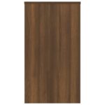 Bureau Chêne marron 90x40x72 cm Bois d'ingénierie – Image 4