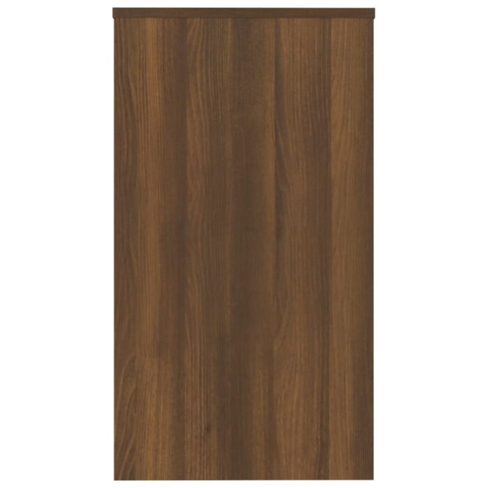 Bureau Chêne marron 90x40x72 cm Bois d'ingénierie – Image 4