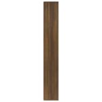 Armoire à livres Chêne marron 155x24x160 cm – Image 2
