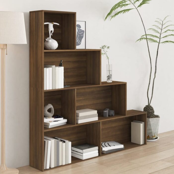 Armoire à livres Chêne marron 155x24x160 cm – Image 1