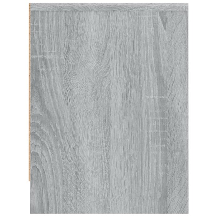 Table de chevet sonoma gris 40x30x40 cm bois d'ingénierie – Image 3