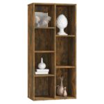 Armoire à livres Chêne fumé 50x25x106 cm – Image 2