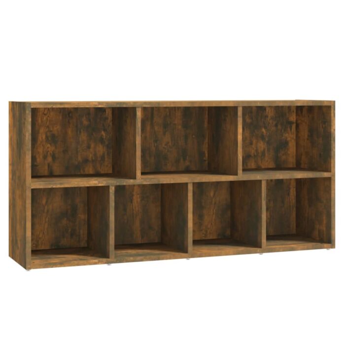 Armoire à livres Chêne fumé 50x25x106 cm – Image 7