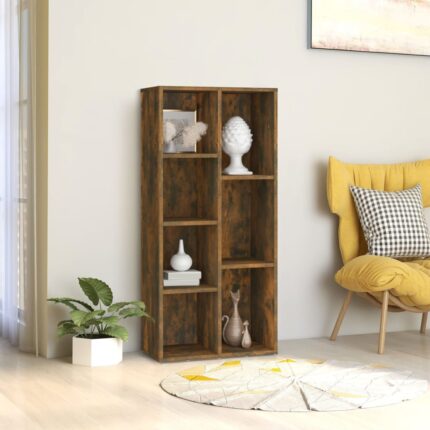 Armoire à livres Chêne fumé 50x25x106 cm