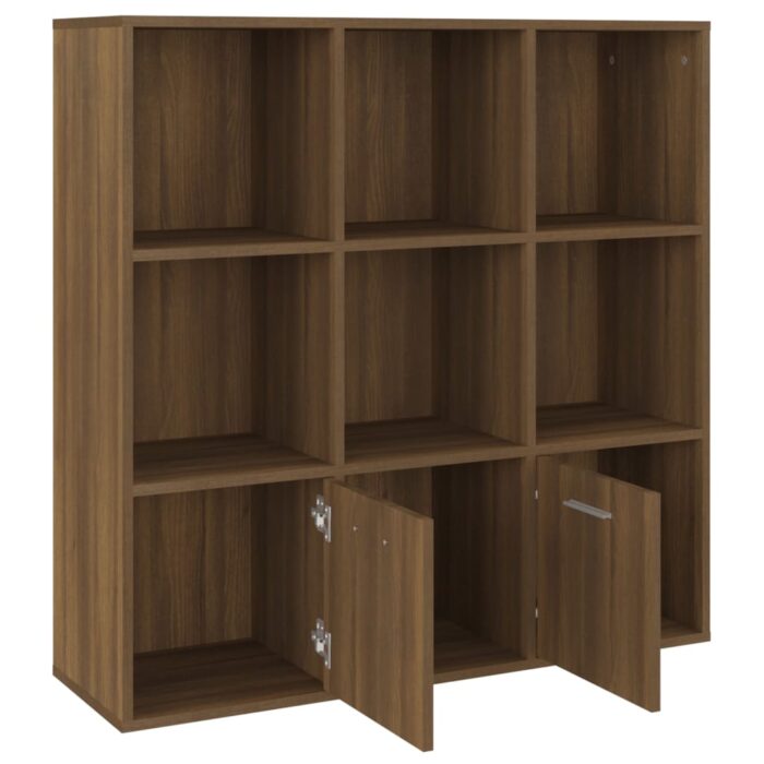 Armoire à livres Chêne marron 98x30x98 cm – Image 4