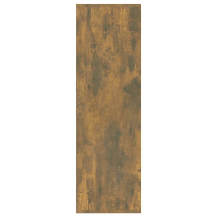 Armoire à livres chêne fumé 98x29x97,5 cm – Image 2