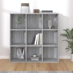 Armoire à livres sonoma gris 98x29x97,5 cm – Image 3