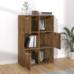 Armoire de rangement Chêne fumé 60x29,5x90 cm – Image 5