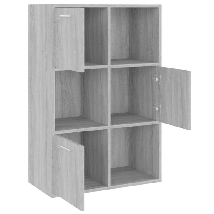 Armoire de rangement Sonoma gris 60x29,5x90 cm – Image 4