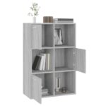 Armoire de rangement Sonoma gris 60x29,5x90 cm – Image 6