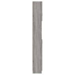 Armoire de bain Sonoma gris 32x25,5x190 cm Bois d'ingénierie – Image 2