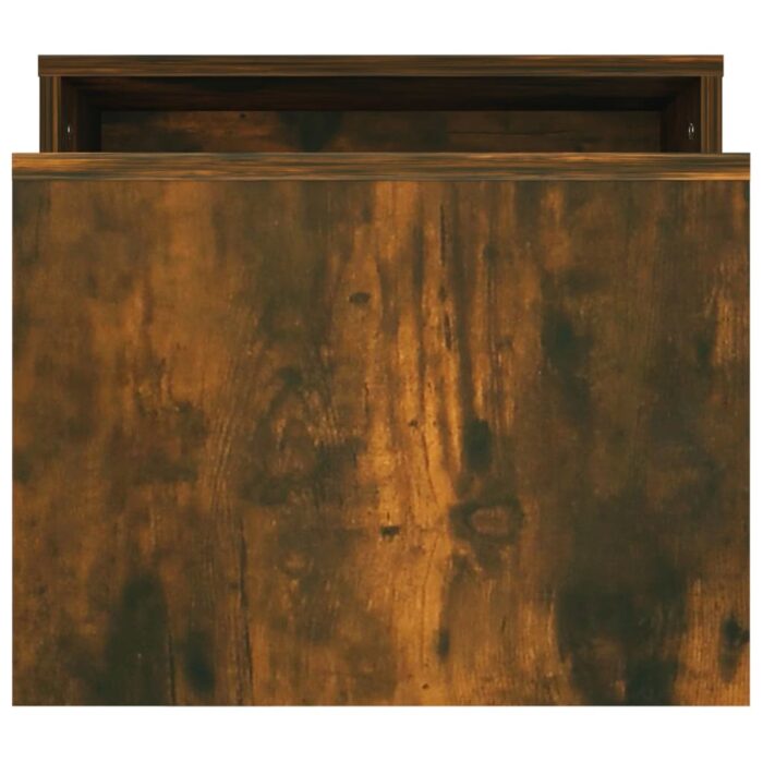 Ensemble table basse Chêne fumé 100x48x40 cm Bois d'ingénierie – Image 3