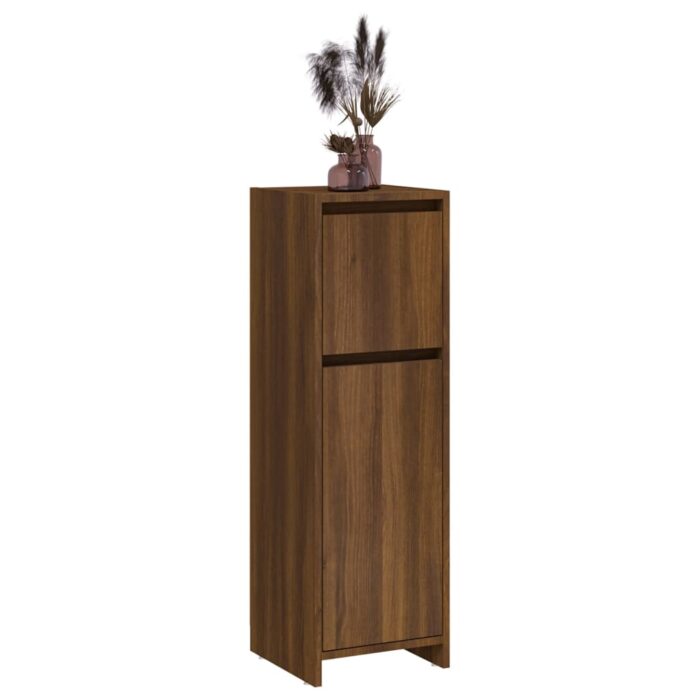 Armoire de bain Chêne marron 30x30x95 cm Bois d'ingénierie – Image 6