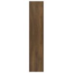 Étagère murale Chêne marron 90x16x78 cm Bois d’ingénierie – Image 3