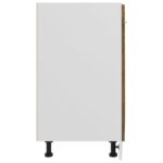 Armoire de plancher Chêne fumé 60x46x81,5 cm Bois d'ingénierie – Image 4